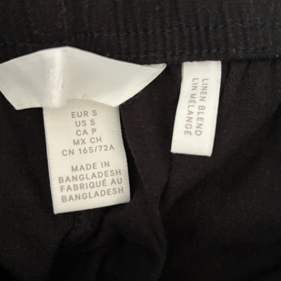 H&M Linen blend paper bag shorts - Picture 6 of 7